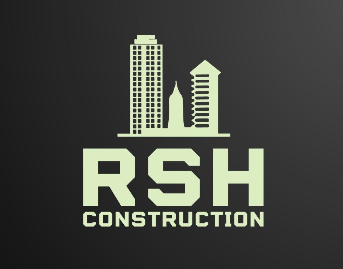 R.SH. Construction Logo